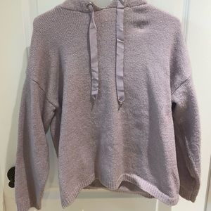Light Purple sweater with hood